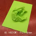 Texture detail of 100 sheets A5 fruit green tissue paper for gift wrapping and DIY crafts - Fruit Green (100 Sheets/Pack)