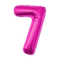 Número 7 Rosa Roja
