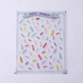Bunte 3D-Resin-Sticker im Makronen-Stil mit Wassertropfen-Textur im Mehrfarben-Set - Bunte Rechteckige Streifen (KX338)