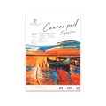 A5 canvas pad for oil and acrylic painting with 280gsm cotton texture and 10 sheets - Canvas Pad A5