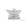 Engelsflügel Silikonform für Kerzenständer, 10,7x9,9x0,8 cm, halbtransparente Ausführung - Engel Einsatz