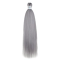 Extension de cheveux EZ Braid grise 26 pouces, tresse pré-étirée suspendue verticalement - Gris (FR 2Grey#)