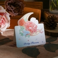 3D greeting card featuring moon and roses design for Mother's Day and birthdays - Pretty flowers