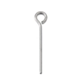 Silver stainless steel eye pin with round loop for DIY earring jewelry making crafts - 17*0.7mm Silver Style (KLJ529-Z)