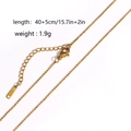 18k gold plated stainless steel bead chain necklace with adjustable lobster clasp, 45cm - Bead Chain / Gold