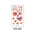 Waterproof Halloween WS-250 temporary tattoo sticker with wound and blood scar designs - Bruise Blood (WS250)