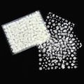 Weihnachts-Nagelsticker-Set in Weiß mit Schneeflocken, Rentier- und Baummotiven - A-17 Set Weiß