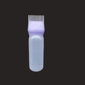 Flacone applicatore trasparente da 170ml con pettine viola per tinta per capelli - Viola