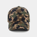 Baseballpet van corduroy met jungle camouflagepatroon en een gestructureerd ontwerp - 3# Tactische Camouflage (Legergroen/Zandkleur)