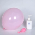 Pink macaron balloon set with inflated and uninflated latex balloons for birthday decor - 12 Inch 2.8g Macaron Pink