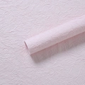 Light pink stone-textured crepe paper for elegant gift and flower packaging - 60x60cm (5 Sheets/Pack) / Pink