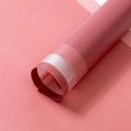 Single roll of translucent coral pink matte waterproof wrapping paper for floral bouquets - New Era - Rouge Red
