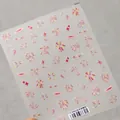 Adesivi per unghie a rilievo con fuochi d'artificio macaron e stelle, modello TS-3465 - Fuochi d'Artificio Macaron (TS-3465)