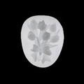 Witte siliconen tulpenvorm voor fondant cake decoratie of handgemaakte geurkaarsen - 2#B60 Transparante Strik Tulp