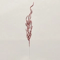 Dettaglio di ramo rosso glitterato per decorazioni natalizie e composizioni floreali - Rosso