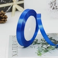 1cm dark blue satin ribbon on a white core for gift wrapping and DIY crafts - 40# Royal Blue