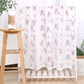 Bambus-Baumwolle Pucktuch mit rosa Giraffenprint, Größe 120x120cm für Neugeborene - 105*120cm / Bambus-Baumwolle Mutter Baby Hirsch