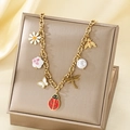 Natural Flower Insect Pendant Style (KN296043-SXSJ)