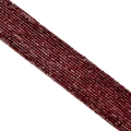 Perles de cristal rouge foncé à coupe carrée 2,5 mm pour projets de bijoux DIY - Grenade Rouge