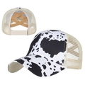 Adjustable Cow Pattern Black