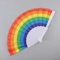 Rainbow Fan (Plastic Handle + Cloth)