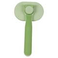 Spazzola autopulente verde menta per animali con design a orecchie di gatto per cani - Scatola a Colori / Verde Brillante