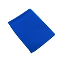 Folded blue mercerized cotton jersey headscarf for women soft warm fabric shawl - Lake Blue(12)