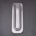 Transparent acrylic U-shaped bead display tray for jewelry organizing on black background - Acrylic / Acrylic U-Shape (197x68.3x14mm)