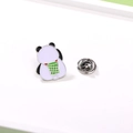 Panda With Bamboo Basket (CZ0537-2)