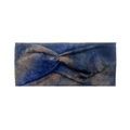 Fascia per capelli yoga tie-dye con nodo incrociato blu scuro e grigio-marrone - 6# (Blu Scuro Grigio Marrone Tie-Dye)