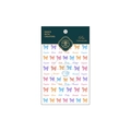 5D stereoscopic bow nail stickers MN-105 with colorful patterns on white background - Candy Color Bowknot Style (MN-105)