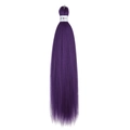Extension de cheveux Easy Braid 26 pouces en fibre synthétique violette avec effet ombre - Violet (FR 3Purple#)