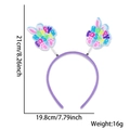 Pink Bunny Ears Letter Style