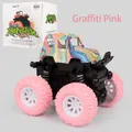 Graffiti pink 1:36 friction power monster truck with box and large off-road tires - Pink Graffiti (Boxed)