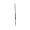 Purple and orange gradient glitter gel pen with 1.2mm tip in transparent body - Glitter Style - Pink+Purple+Yellow