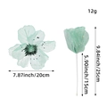 Light green mesh Christmas flower decoration with dimensions and weight 12g details - Green