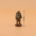 Miniature brass Zhu Bajie figurine from Journey to the West on cloud base, 28mm tall - Zhu Bajie (Pigsy)