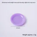 Mini assiette de poupée violette, accessoire de cuisine en plastique de 3,5 cm - Diamètre 3.5cm / Violet