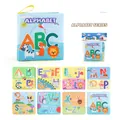 Alphabet baby cloth book with 26 animals and yellow hanging ring for early education - Alphabet Series