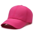 Atmungsaktive, rosarote schnelltrocknende Baseballkappe mit Laser-Mesh-Ventilation - Verstellbar / Fuchsia