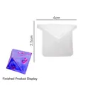 Moule en silicone pour dés octaèdres DIY avec dimensions 4cm par 2,5cm - Dés n° 14