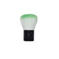 Pinceau maquillage dégradé vert et blanc avec manche noir orné de strass - Brosse À Poussière De Base Verte