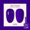 7.5ml deep purple gel nail polish G032 in glossy and matte finishes for UV LED lamps - Deep Purple (032)