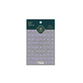 3D relief nail stickers with colorful rabbit designs and purple-blue metallic gradient finish - TS-819 Colorful Rabbit - Embossed