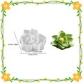 Molde de silicona de loto para velas suculentas y artesanía de resina con medidas - Loto 003