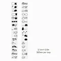 Cute black and white hand-drawn cat theme washi tape for DIY journaling decoration - Cat Greeting