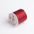 72# red jewelry cord for Chinese knot weaving and handmade DIY crafting projects - Jujube Red No.14 / A-Line/30 Meters
