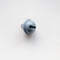 Campanellino grigio da 22mm in metallo laccato con anello per portachiavi DIY - Grigio