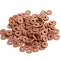 Bulk 6mm brown polymer clay spacers for DIY jewelry making and bracelet decorations - 40g/Approx 1000pcs / Color 2 (Brown)