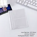 Transparent A4 A5 binder sleeves with 2 pockets for photocards and 3 inch photos - 2-Pocket Pages 2-Hole 10 Sheets 50#